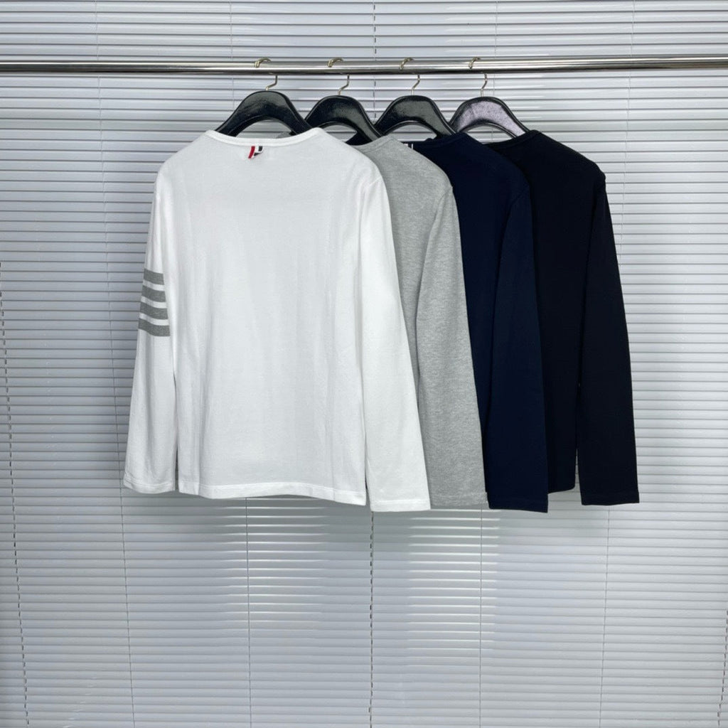 Classic Four-Bar Wool T-Shirt | Thom Browne