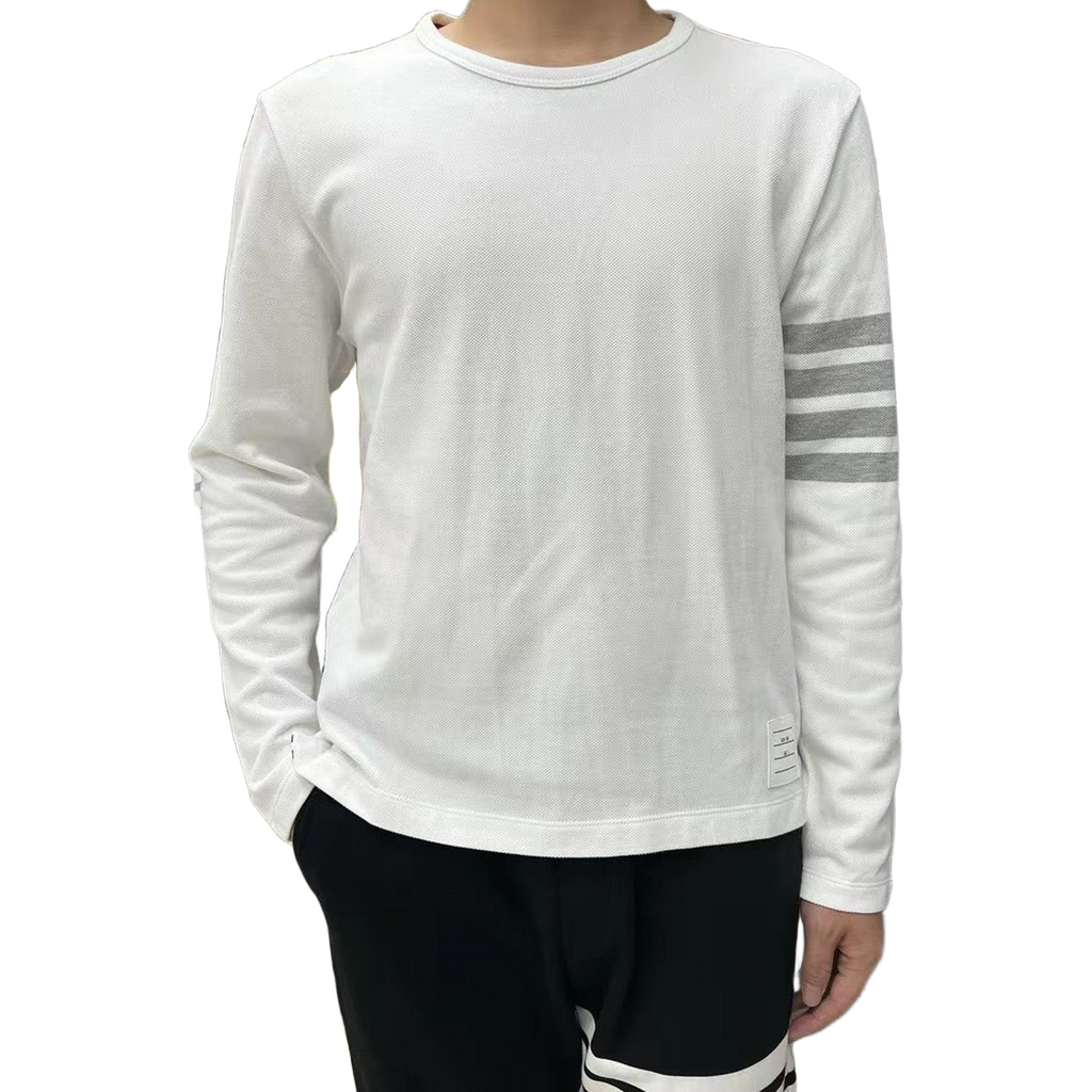 Classic Four-Bar Wool T-Shirt | Thom Browne