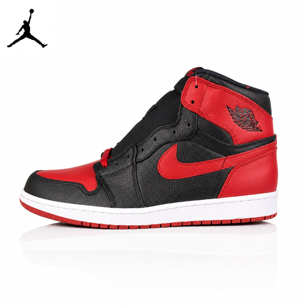 Air Jordan 1 High Black/Red Banned 432001-001 Unisex Sneakers