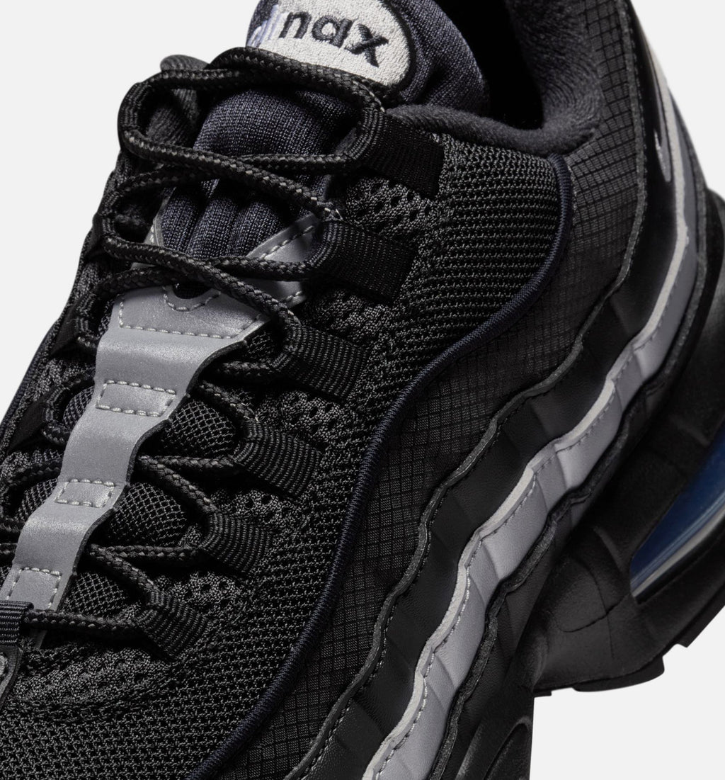 Air Max 95 Big Bubble OG Reflective Accents Men's Lifestyle Shoe – Black/White/Metallic Silver