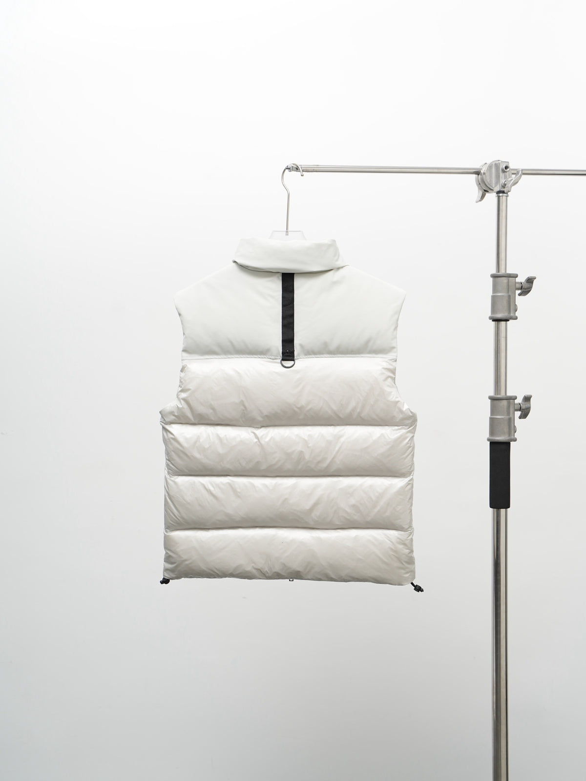 Moose Knuckles Two-Tone Down Vest — White & Black