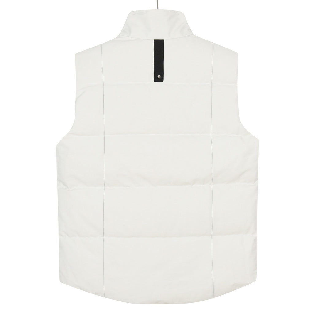 Moose Knuckles 23SS Metal Rivet Down Vest — Black & White