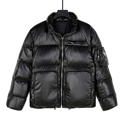 Prada Re-Nylon Down Jacket — Black