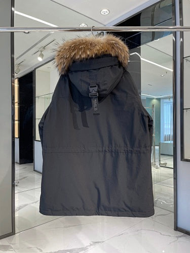 MLB NY Yankees Fur Collar Down Parka — Unisex