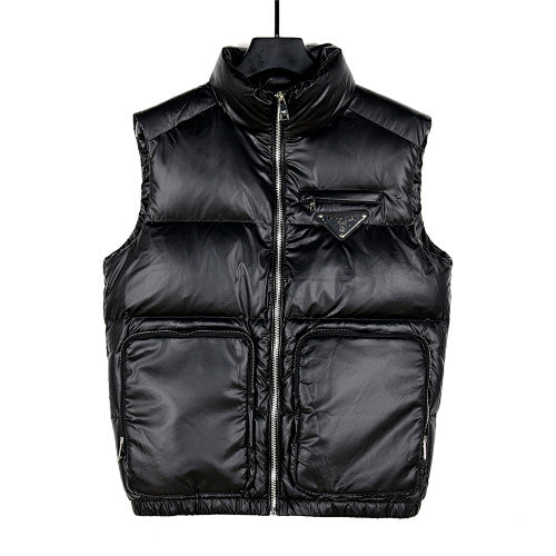 Prada Re-Nylon Down Vest — Black
