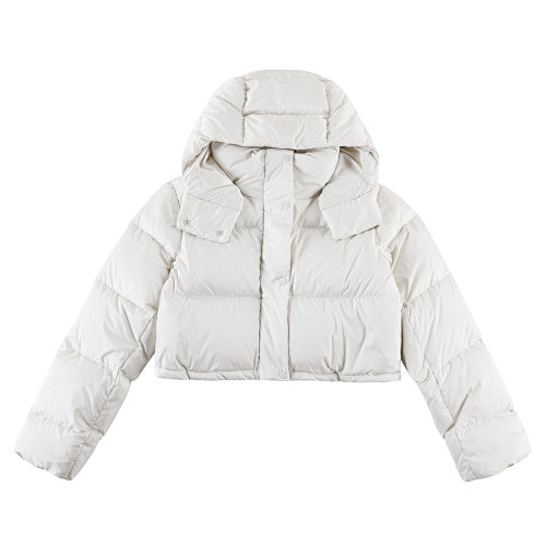 Lululemon Wunder Puff Cropped Jacket — Bone