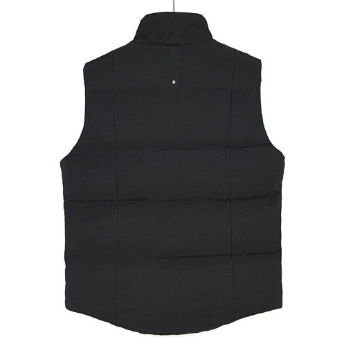 Moose Knuckles 23SS Metal Rivet Down Vest — Black & White