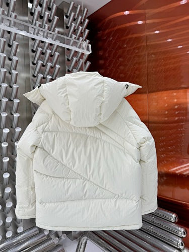 Moncler Genius Hooded Down Jacket — Off-White