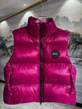 Canada Goose Cypress Black Label Down Vest — Magenta