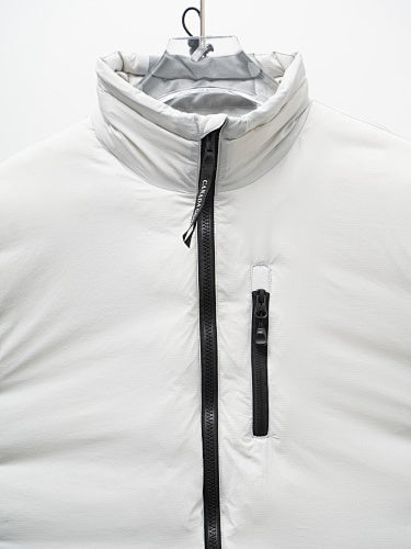 Canada Goose Lodge Stand Collar Down Jacket — White