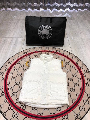 Canada Goose Freestyle Crew Down Vest — Black, White & Purple