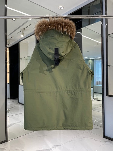 MLB NY Yankees Fur Collar Down Parka — Unisex