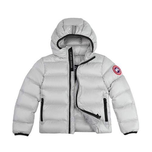 Canada Goose Crofton Kids Down Jacket — Black & White