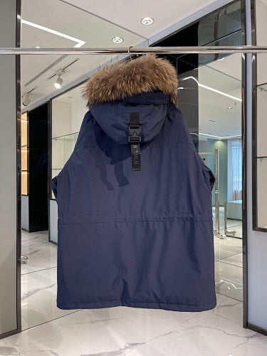 MLB NY Yankees Fur Collar Down Parka — Unisex