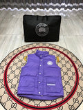 Canada Goose Freestyle Crew Down Vest — Black, White & Purple