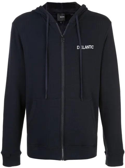 Delantic East Atlanta velour-lined zip hoodie