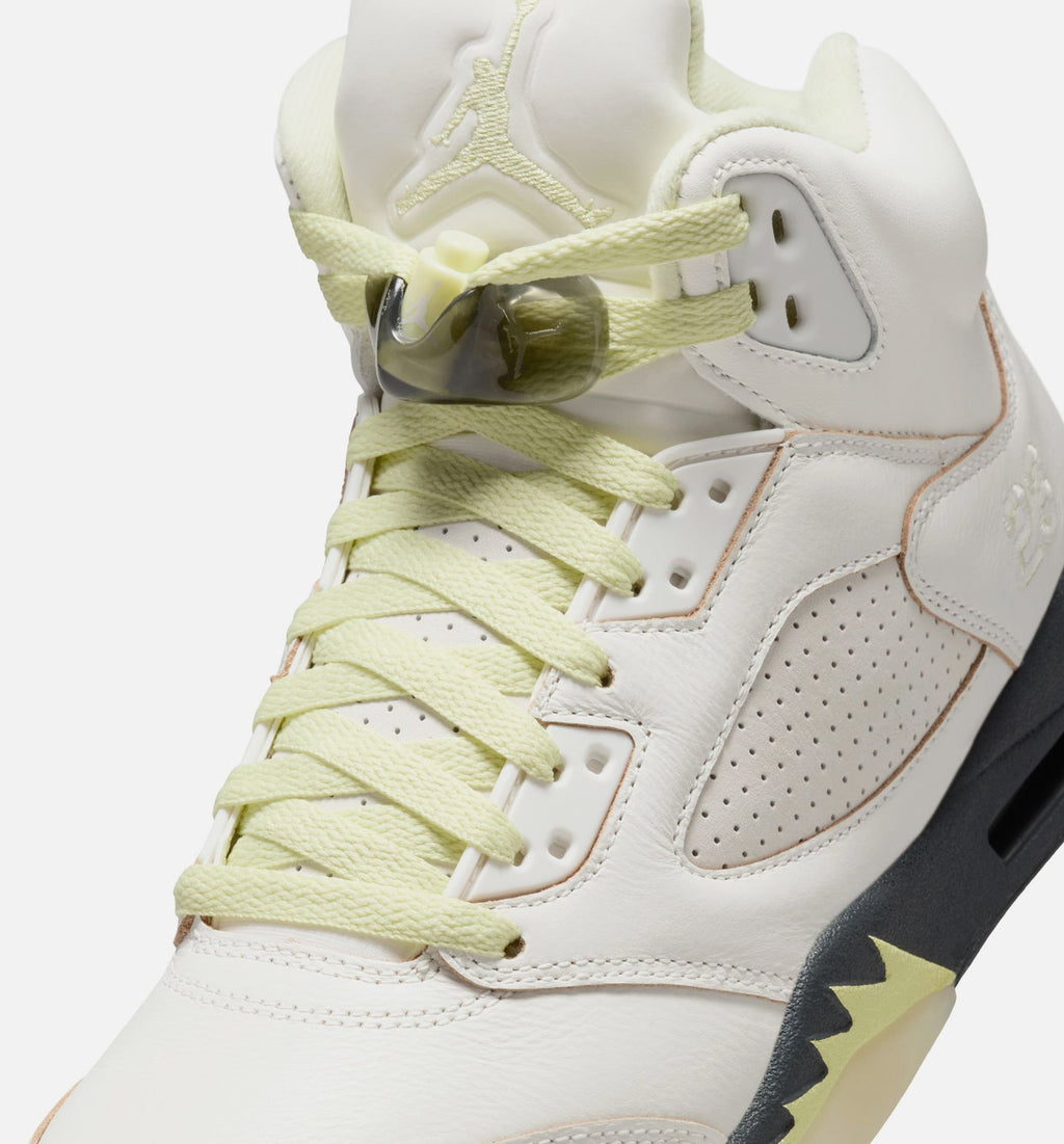 Air Jordan 5 Retro Luminous Green and Sail Women's Lifestyle Shoe – Sail/Luminous Green/Anthracite