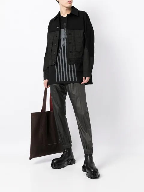 Julius panelled cropped jacket