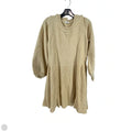 Dress Sweater By Sugar Lips In Brown, Size: L