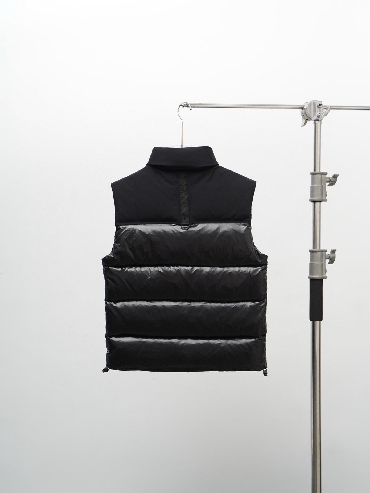 Moose Knuckles Two-Tone Down Vest — White & Black
