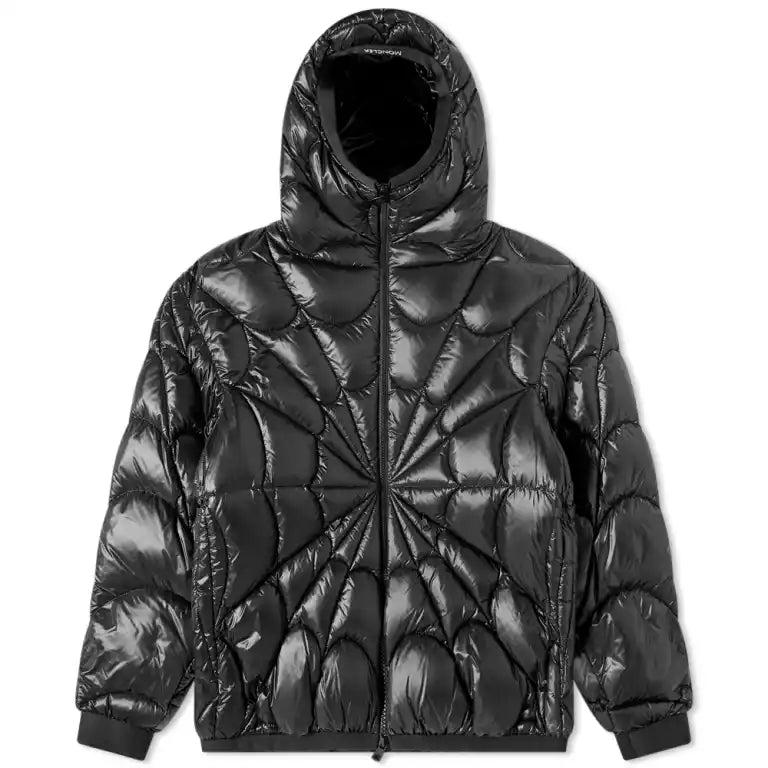 Moncler Violier Hooded Down Jacket — Black