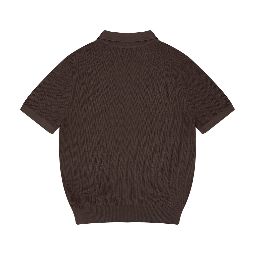 "aziza" polo Knit brown