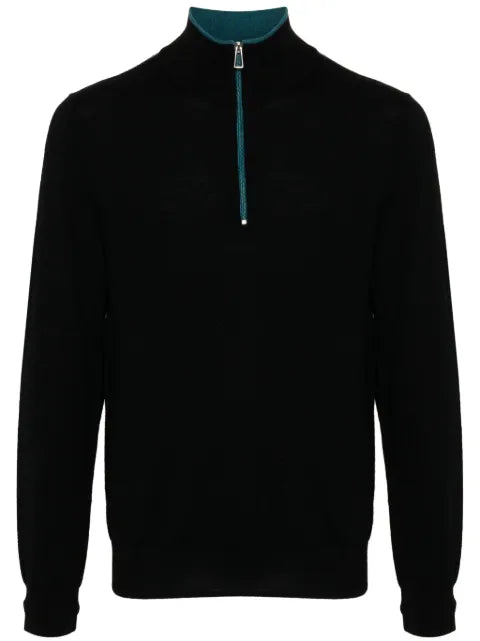 PS Paul Smith embroidered logo merino jumper