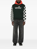 ERL Venice-print colour-block hoodie