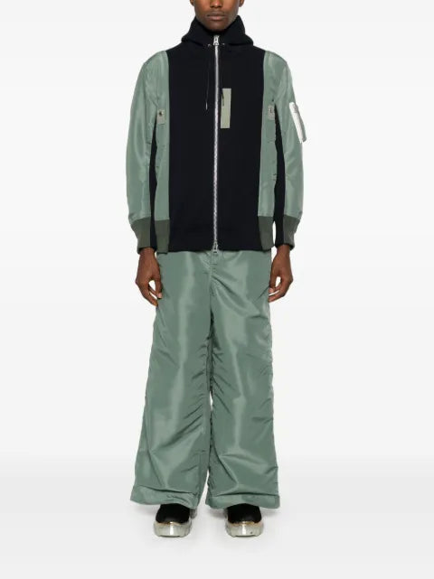 sacai twill hoodie