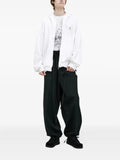 Maison MIHARA YASUHIRO embroidered zip-up hoodie