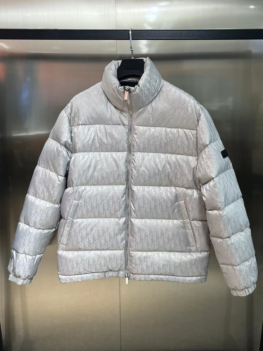 Dior Oblique Monogram Down Puffer Jacket (Unisex)