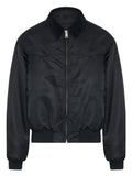 Maison Margiela zip-up cutaway-collar jacket