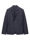 Prada patch-pocket two-button blazer