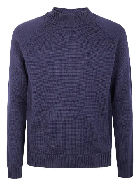 Zanone crew-neck raglan-sleeves sweater