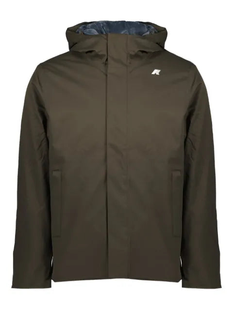 K-Way Jacko twill hooded windbreakers