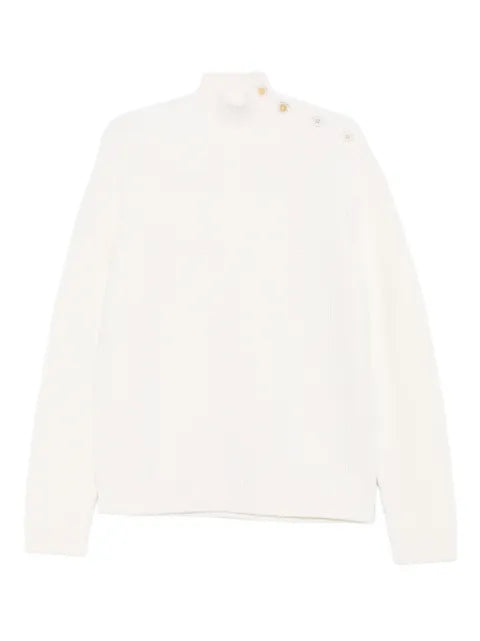 Prada buttoned high-neck sweater