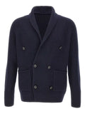 Gran Sasso shawl-collar double-breasted cardigan