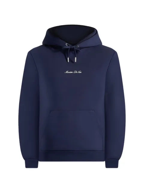 Manière De Voir JS004 in navy Signature regular-fit hoodie