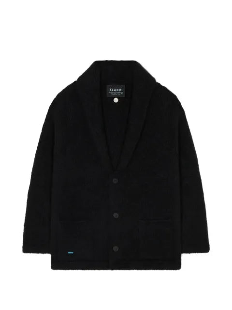 Alanui patch pockets horn buttons cardigan
