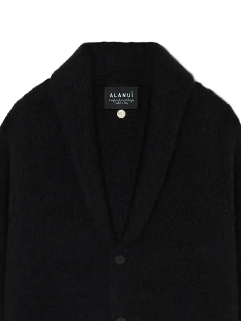 Alanui patch pockets horn buttons cardigan