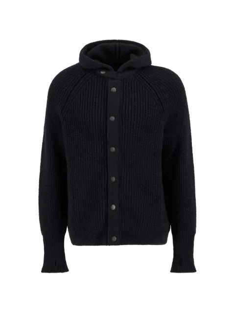 Barbour hooded buttoned cardigan