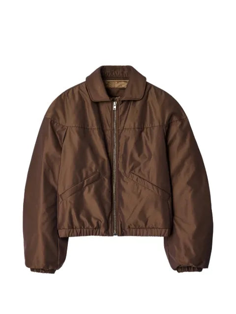 LEMAIRE quilted blouson in water-repellent canvas