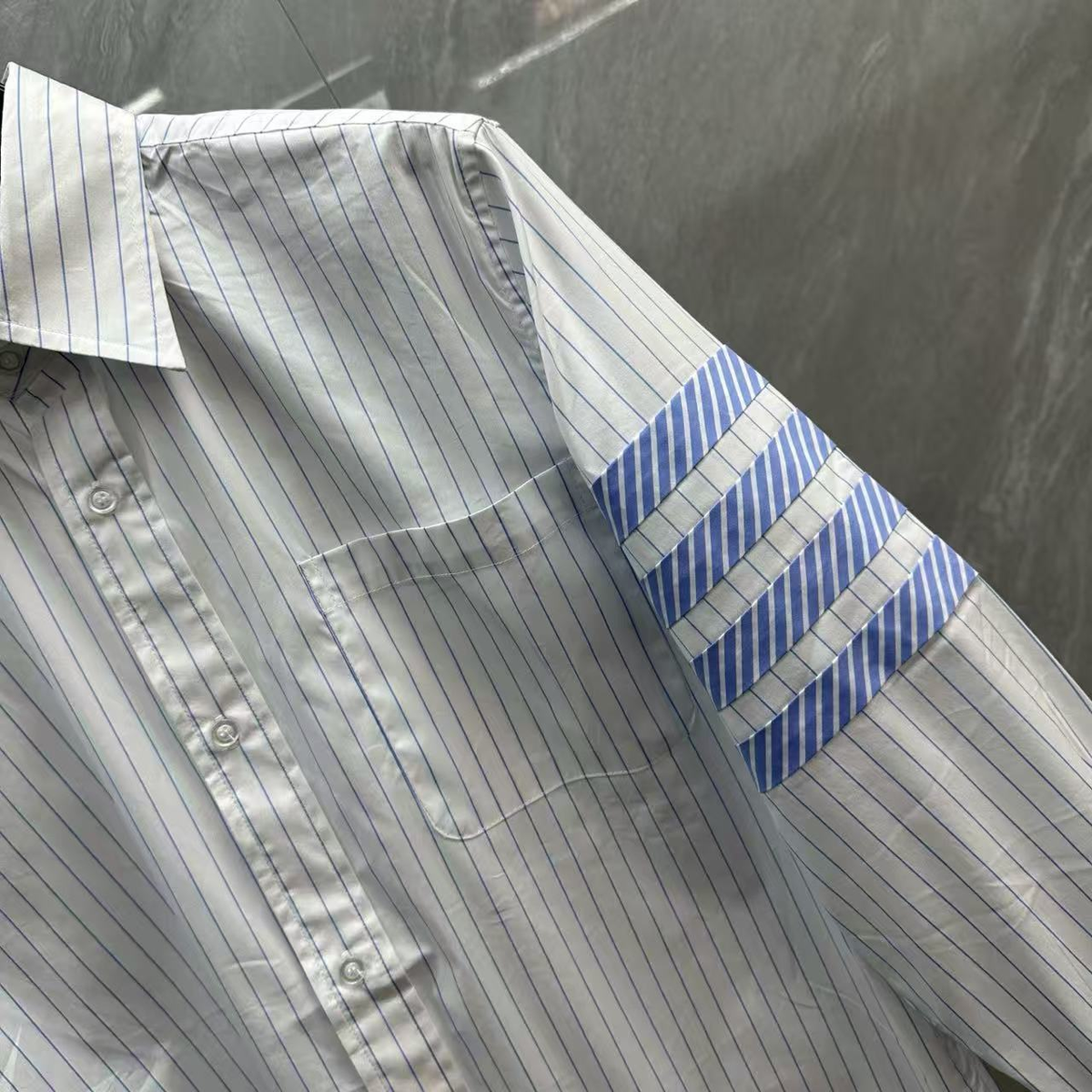 Men's Casual Business Shirt - 100% Cotton Button - Down Shirt | Thom Browne