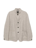 Zegna button-up linen jacket