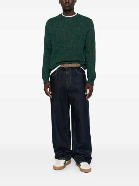 SCAGLIONE crew-neck flecked sweater
