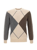 Kangra argyle-knit crew-neck sweater