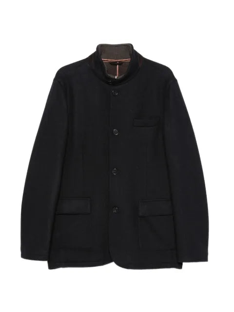 Mandelli cashmere high-neck blazer