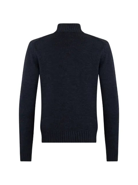 slowear ribbed-knit button-up cardigan