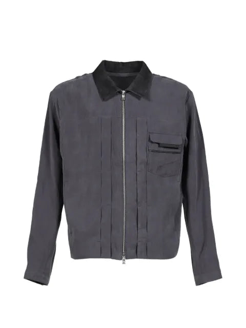 XLIM shirred zip-up jacket