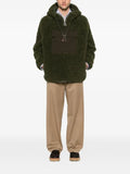 LOEWE fleece-texture hooded jacket
